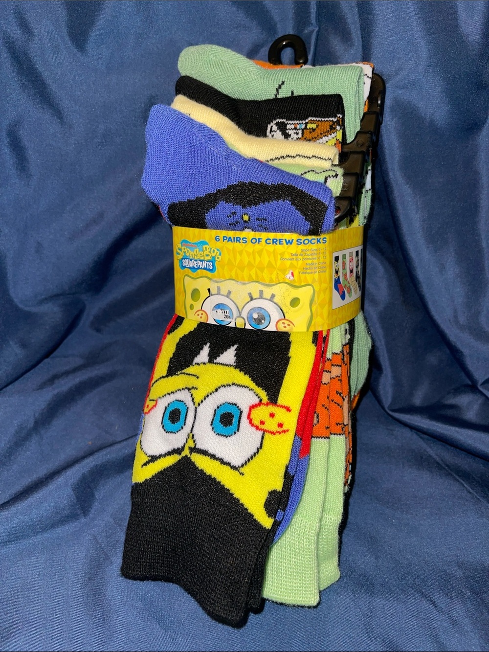 SpongeBob SquarePants Men’s Casual Socks – 6-Pack Halloween Theme